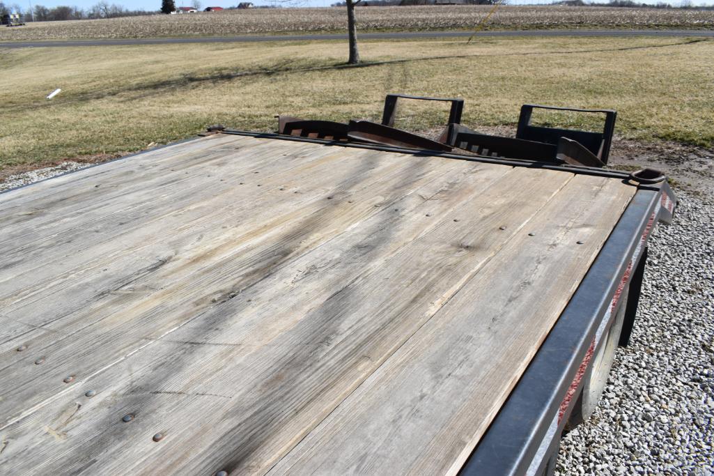 20' gooseneck flatbed trailer