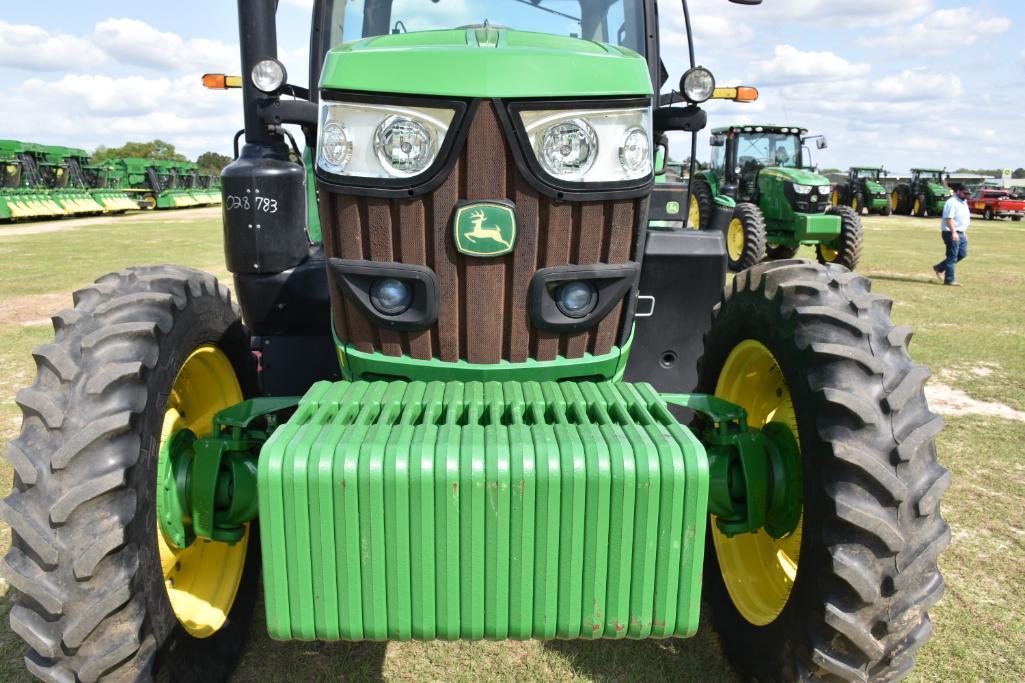 2017 John Deere 6155R MFWD tractor