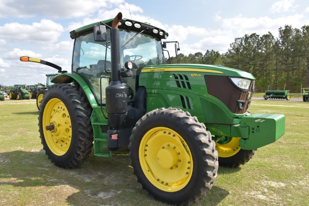 2017 John Deere 6155R MFWD tractor