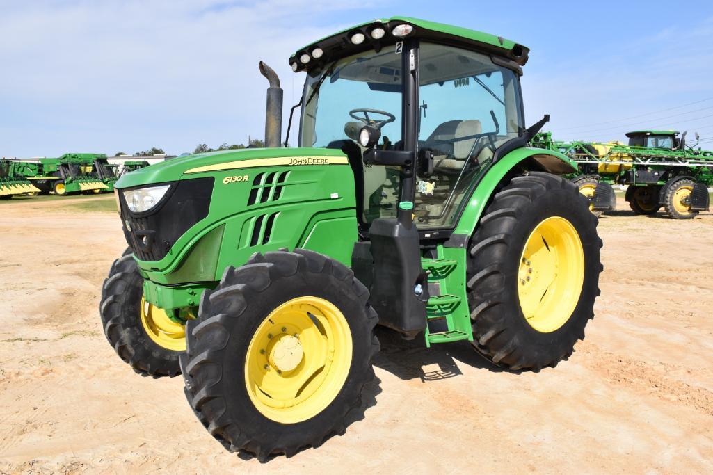 2015 John Deere 6130R MFWD tractor