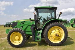 2017 John Deere 6155R MFWD tractor