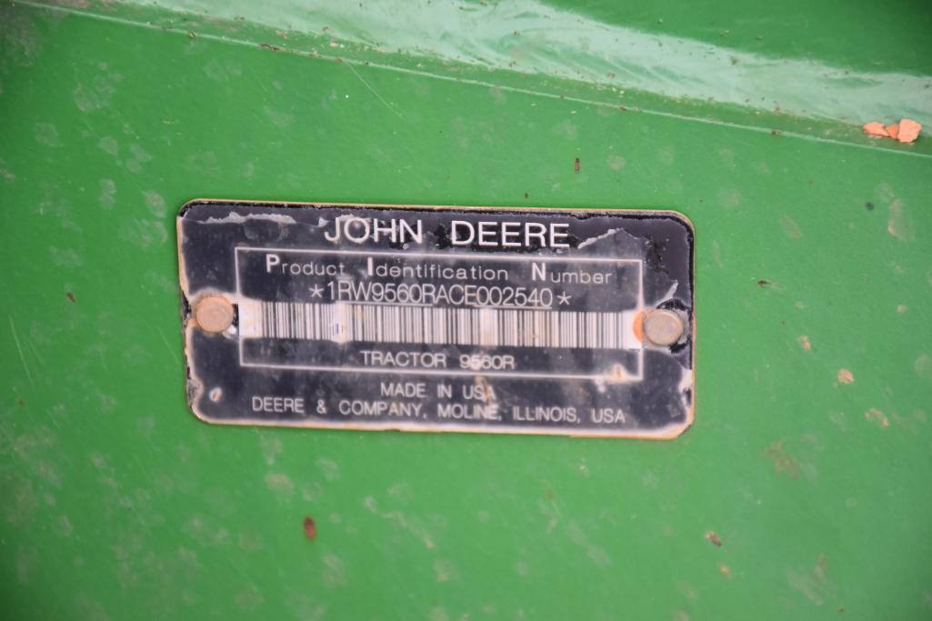 2012 John Deere 9560R 4WD tractor