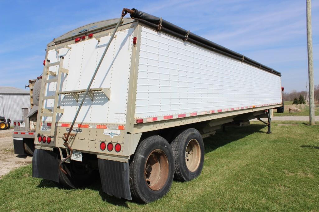 1998 Wilson 41' hopper bottom trailer