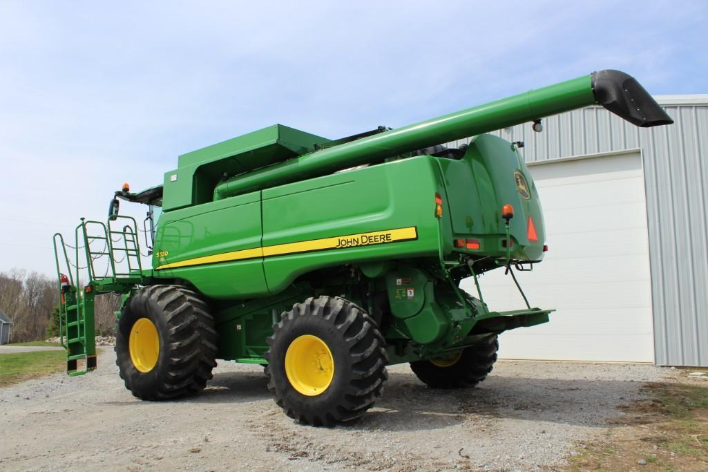 2013 JD S550 4wd combine