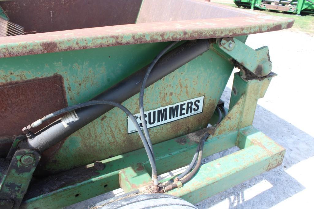 Summers pull-type rock picker