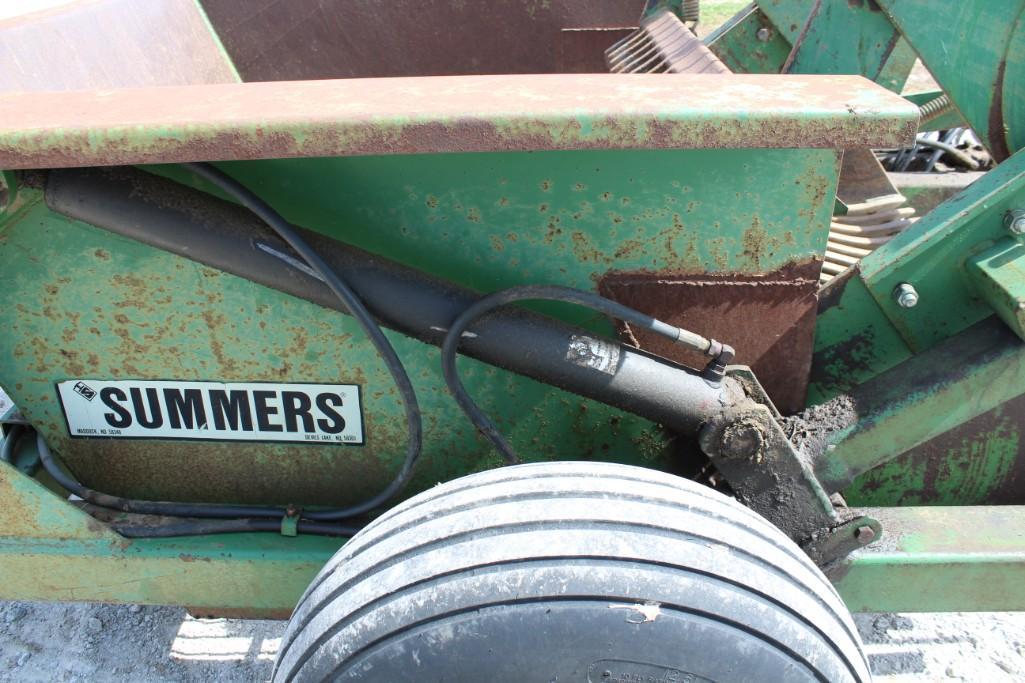 Summers pull-type rock picker