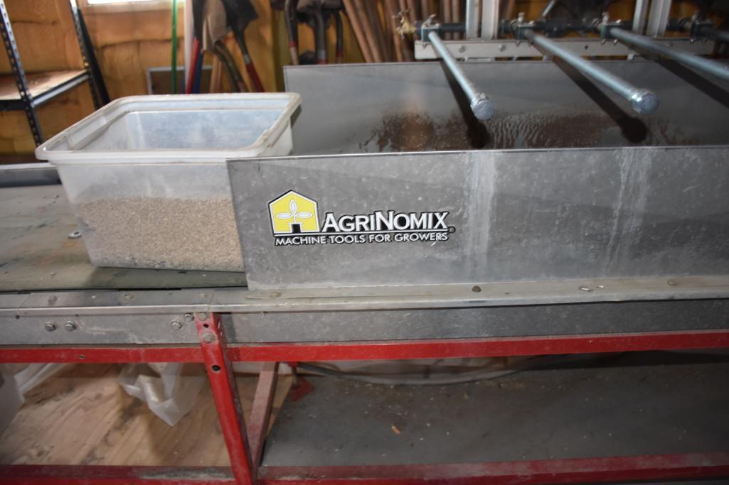 AgriNomix commercial plug tray planting system