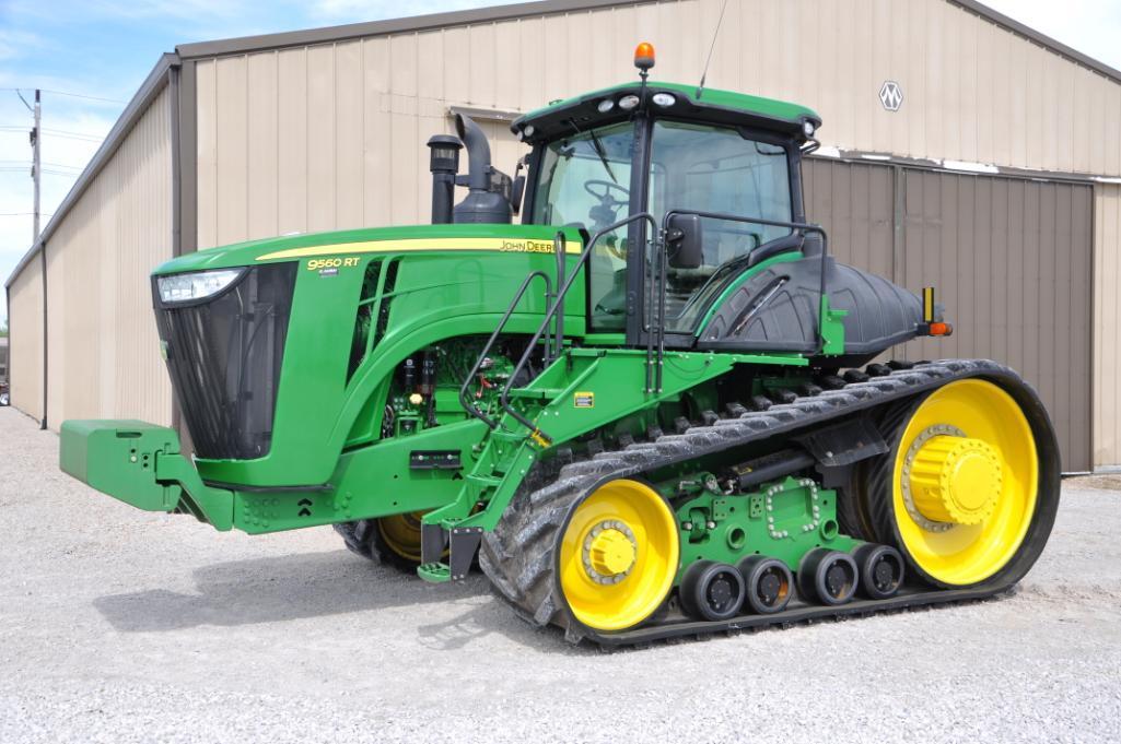 2012 John Deere 9560RT track tractor