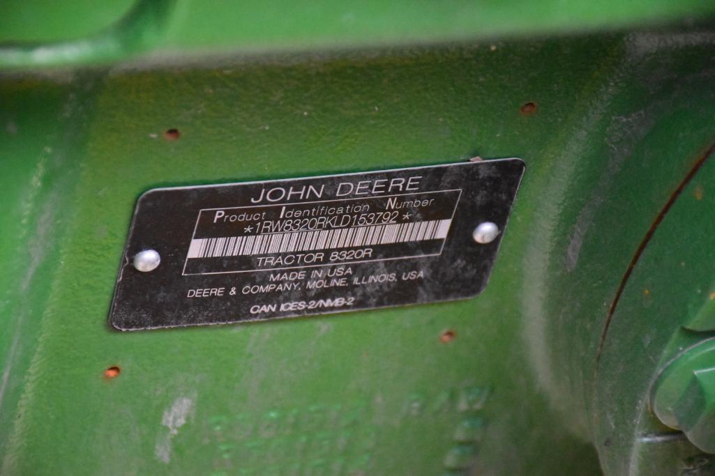 2020 John Deere 8320R MFWD tractor