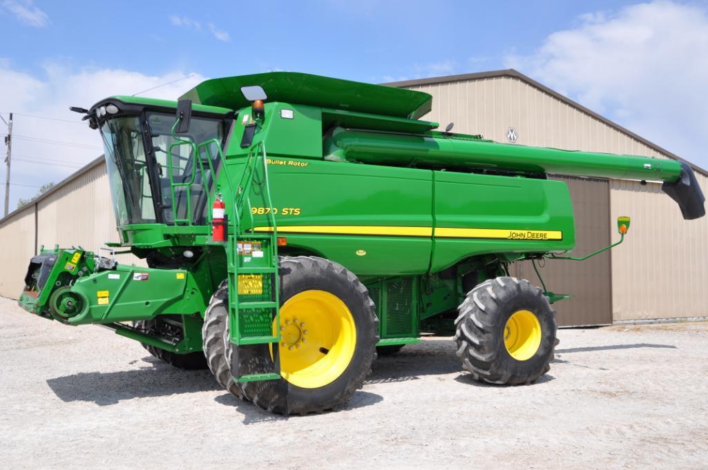 2010 John Deere 9870 STS 2wd combine