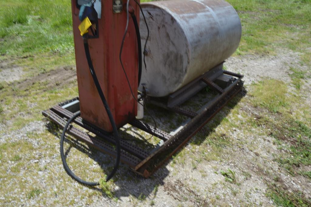 Vintage Bennet Fuel pump on skid