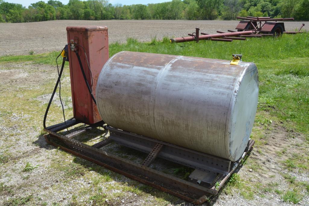 Vintage Bennet Fuel pump on skid