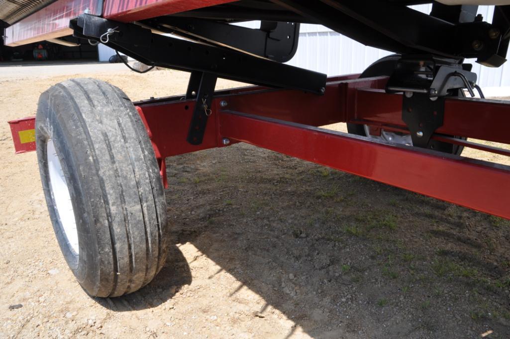 2013 Case-IH 2162 35' flex draper head w/trailer