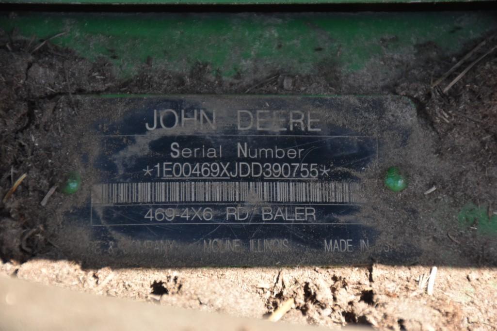 2013 John Deere 469 round baler