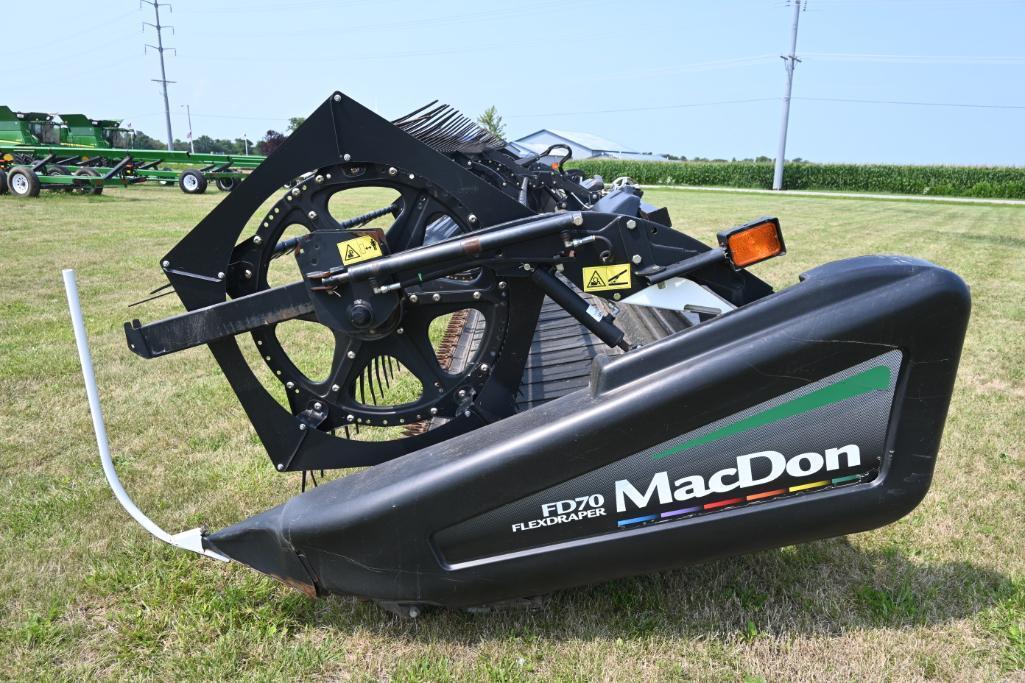 2012 MacDon FD70 40' flex draper head