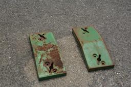 (2) John Deere front pad weights