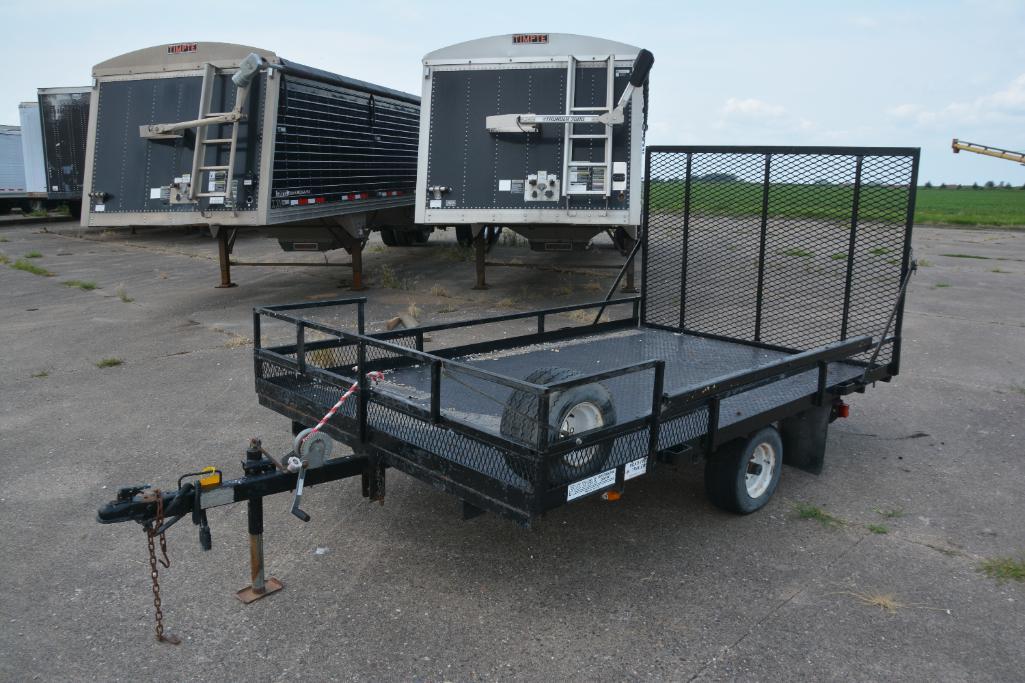 Roose 6' x 10' steel tilt bed trailer