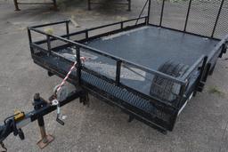 Roose 6' x 10' steel tilt bed trailer