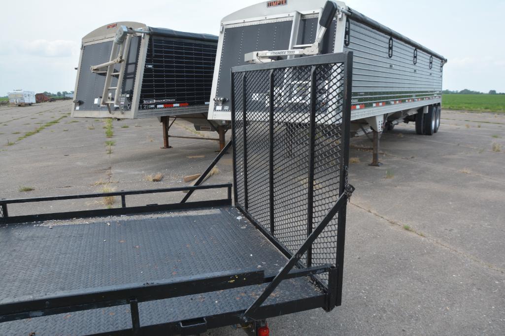 Roose 6' x 10' steel tilt bed trailer