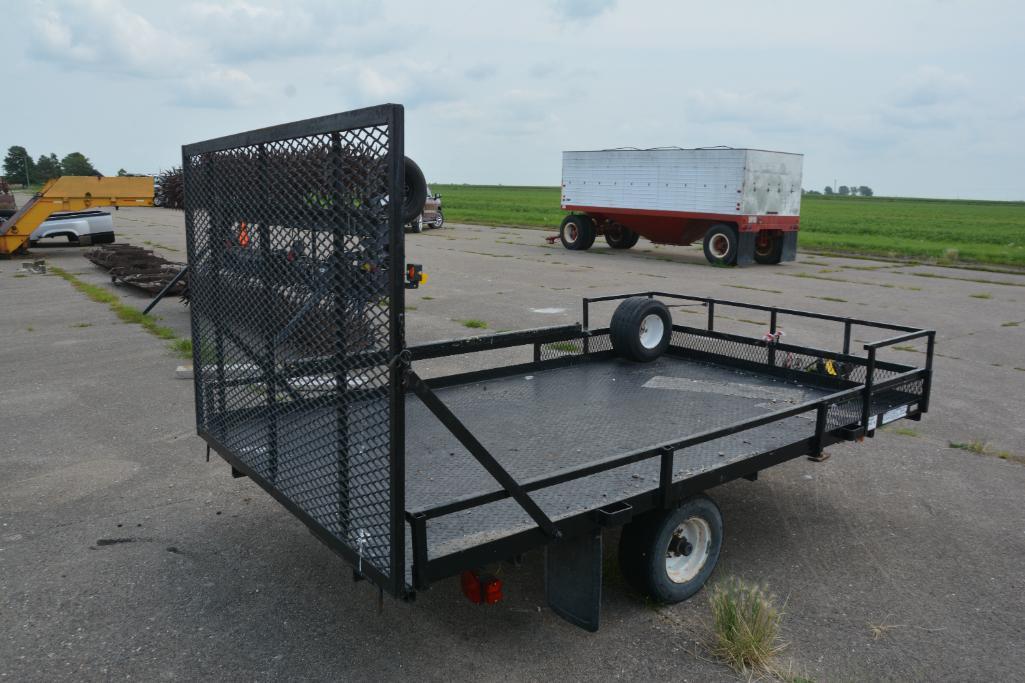Roose 6' x 10' steel tilt bed trailer