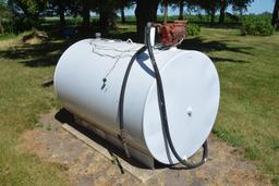 500 gal. fuel tank w/ electric product pump