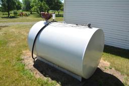 500 gal. fuel tank w/ electric product pump