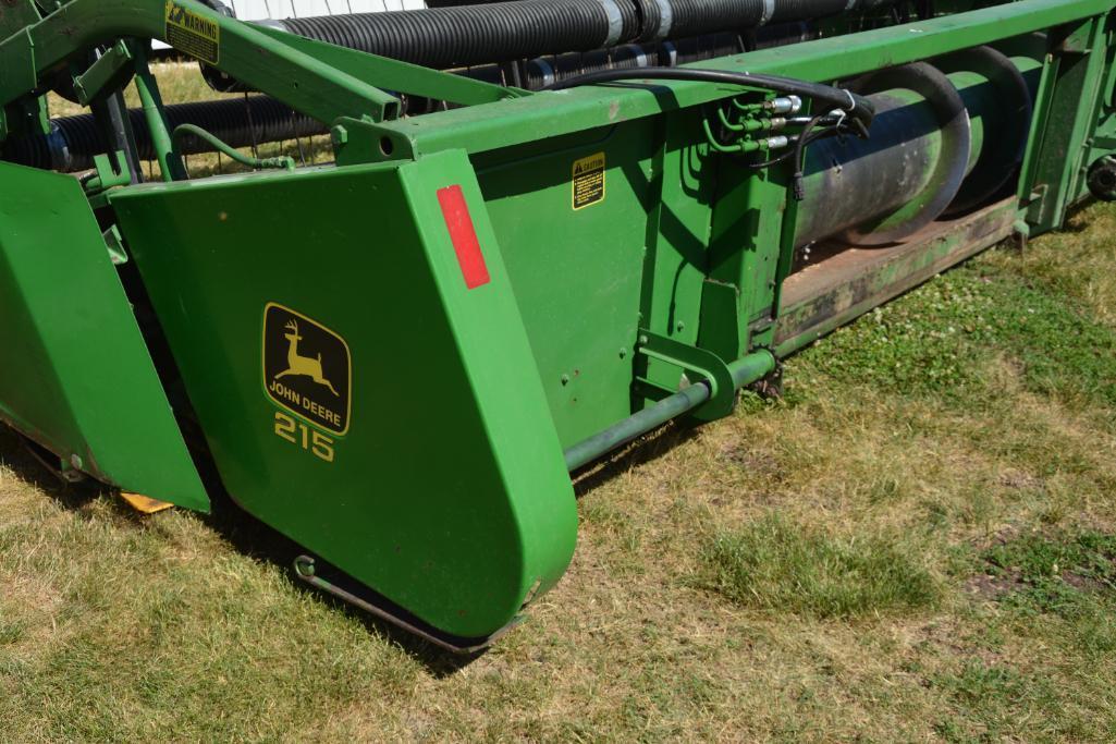 John Deere 215 15' grain platform