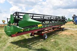 2010 John Deere 635F 35' HydraFlex platform