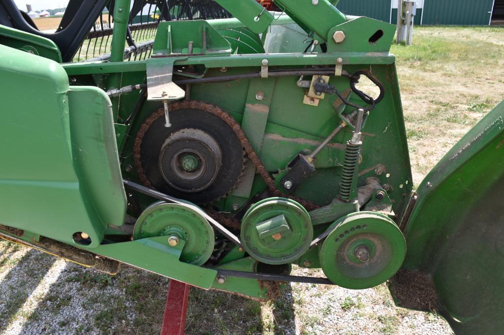 2010 John Deere 635F 35' HydraFlex platform