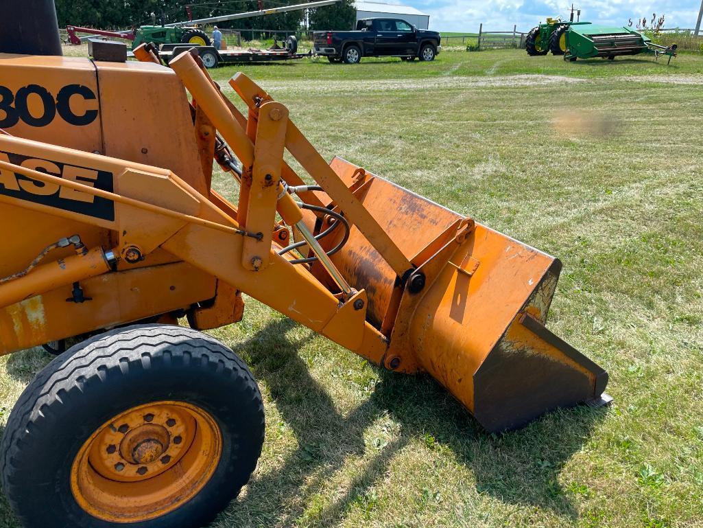 Case 580C 2WD backhoe