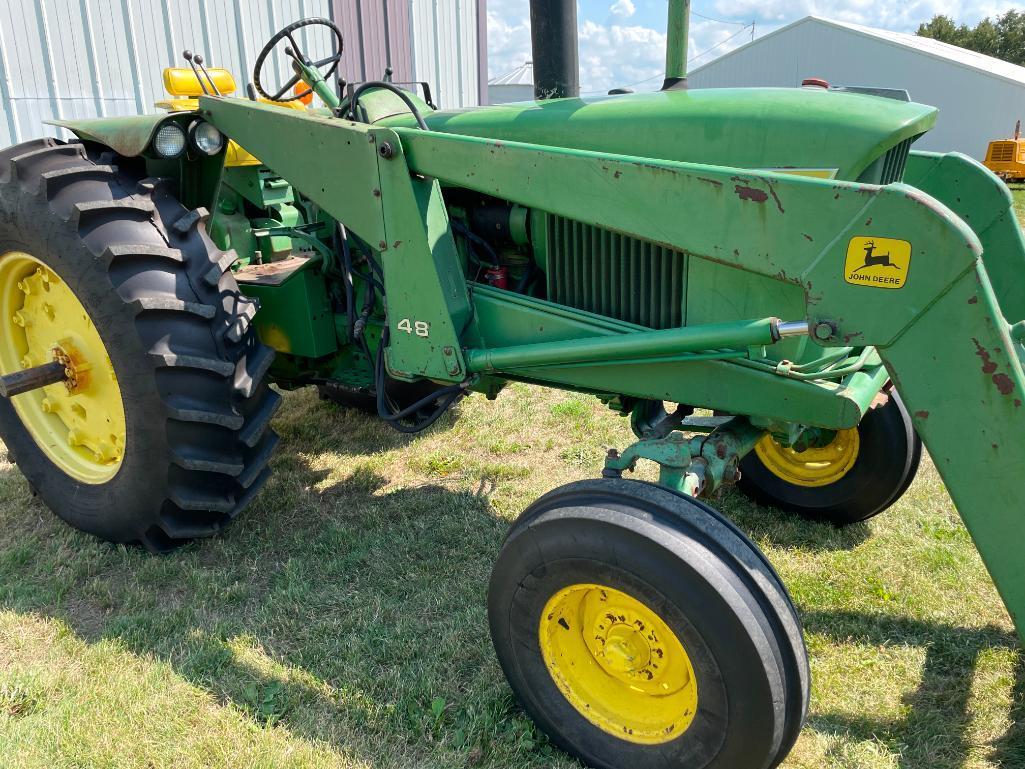 1967 John Deere 3020 diesel 2wd tractor w/loader