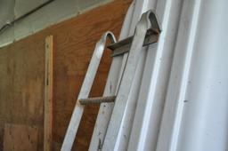 Metal hang-on ladder