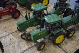 4 John Deere tractors