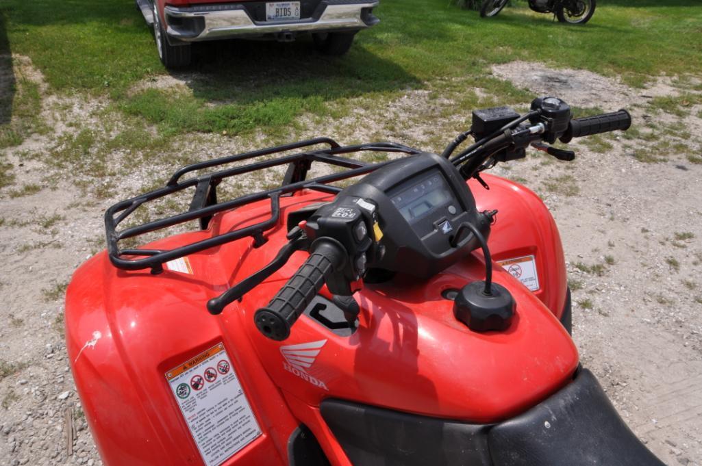 2013 Honda Rancher 420 4wd ATV