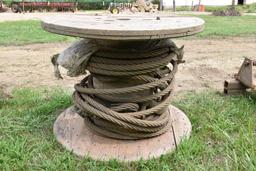 100' of 1" cable - used as tow cable