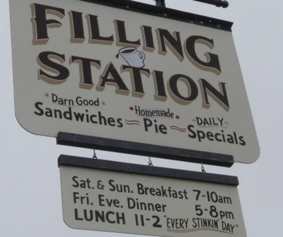 Fill up at the Filling Station