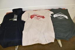 (3) Medium Ag Clothing items to include, Pioneer (Eddie Bauer) soft shell jacket, DeMoss Ag T-Shirt