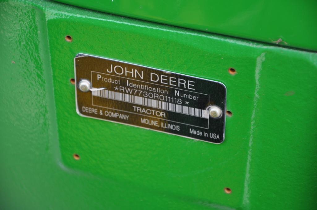 2008 John Deere 7730 MFWD tractor