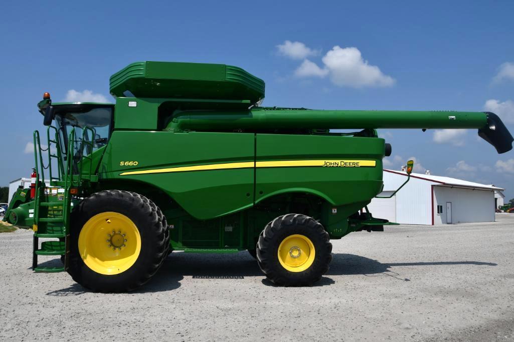 2014 John Deere S660 2wd combine