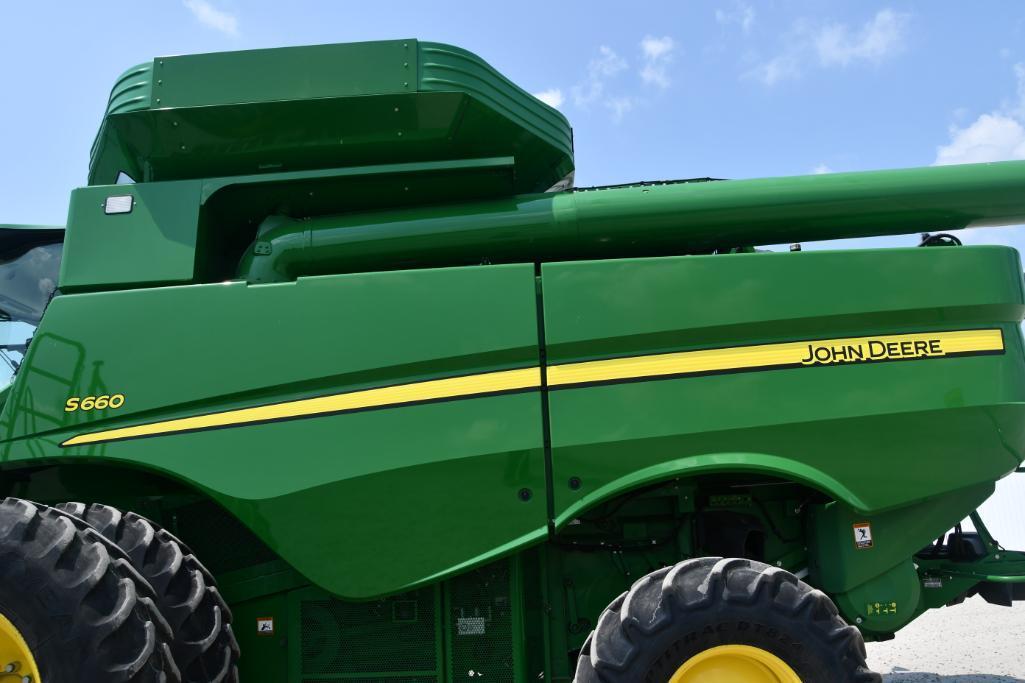 2014 John Deere S660 2wd combine