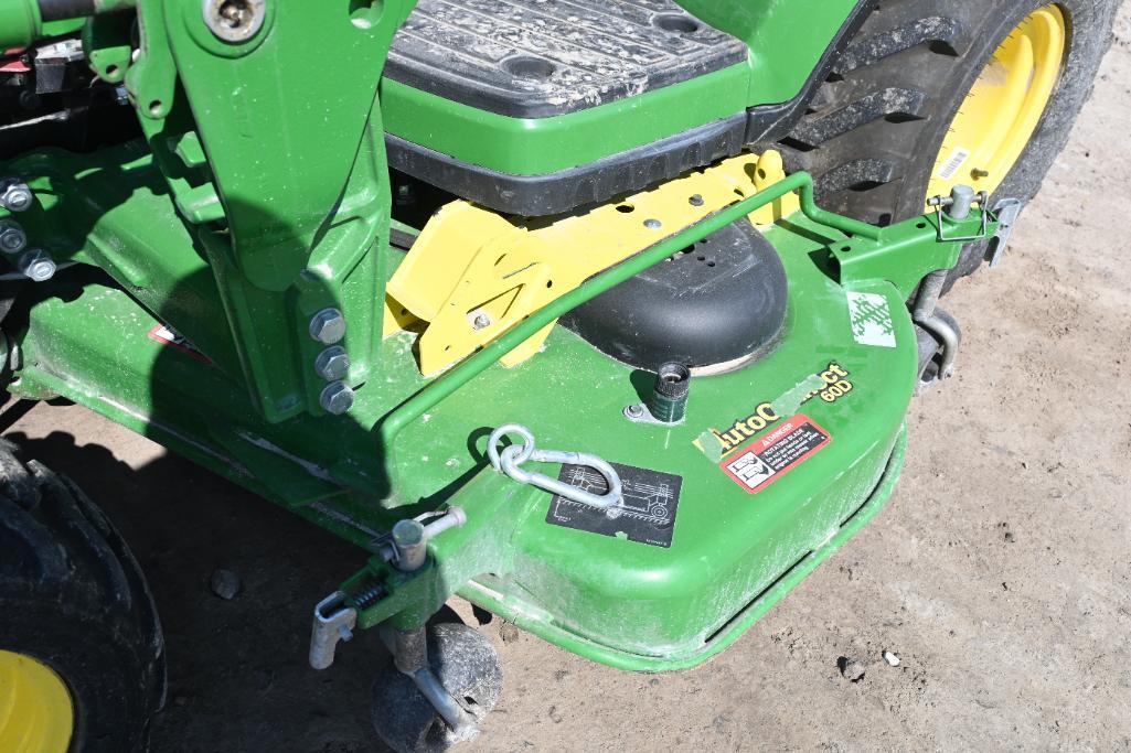 2018 John Deere 1025R MFWD compact utility tractor