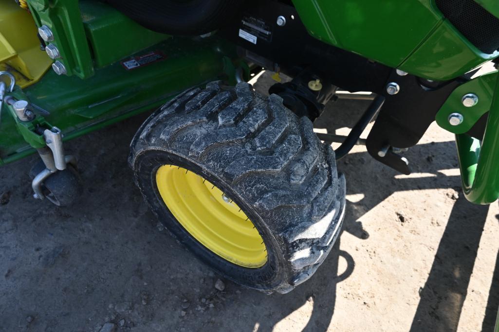 2018 John Deere 1025R MFWD compact utility tractor