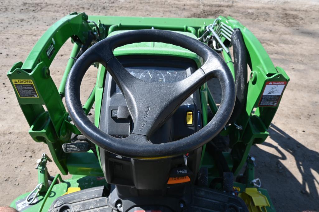 2018 John Deere 1025R MFWD compact utility tractor