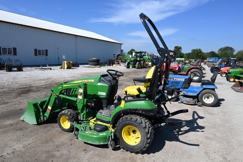 2018 John Deere 1025R MFWD compact utility tractor