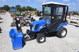 2006 New Holland TZ25DA MFWD compact utility tractor