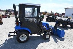 2006 New Holland TZ25DA MFWD compact utility tractor