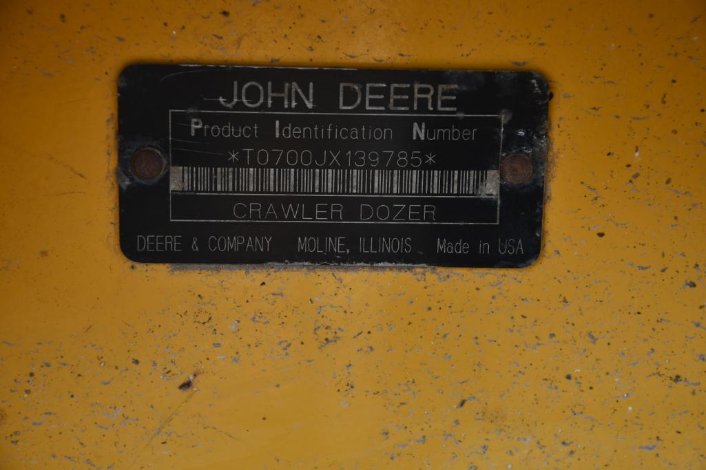 2007 John Deere 700J LGP dozer