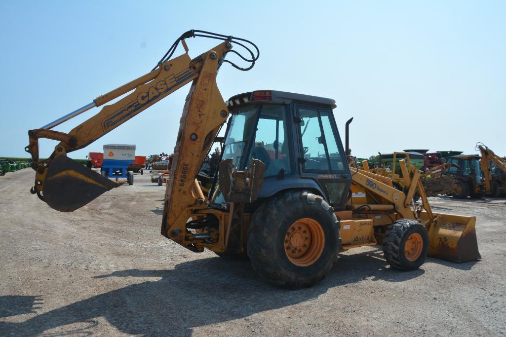 Case 590 Super L MFWD backhoe