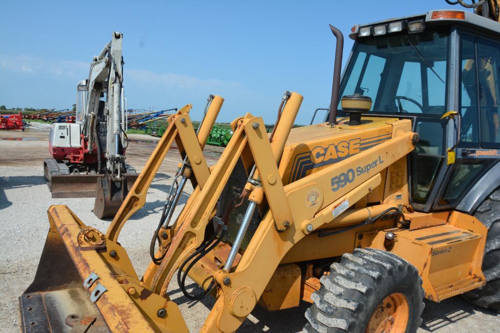 Case 590 Super L MFWD backhoe