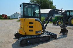 2018 John Deere 35G mini excavator